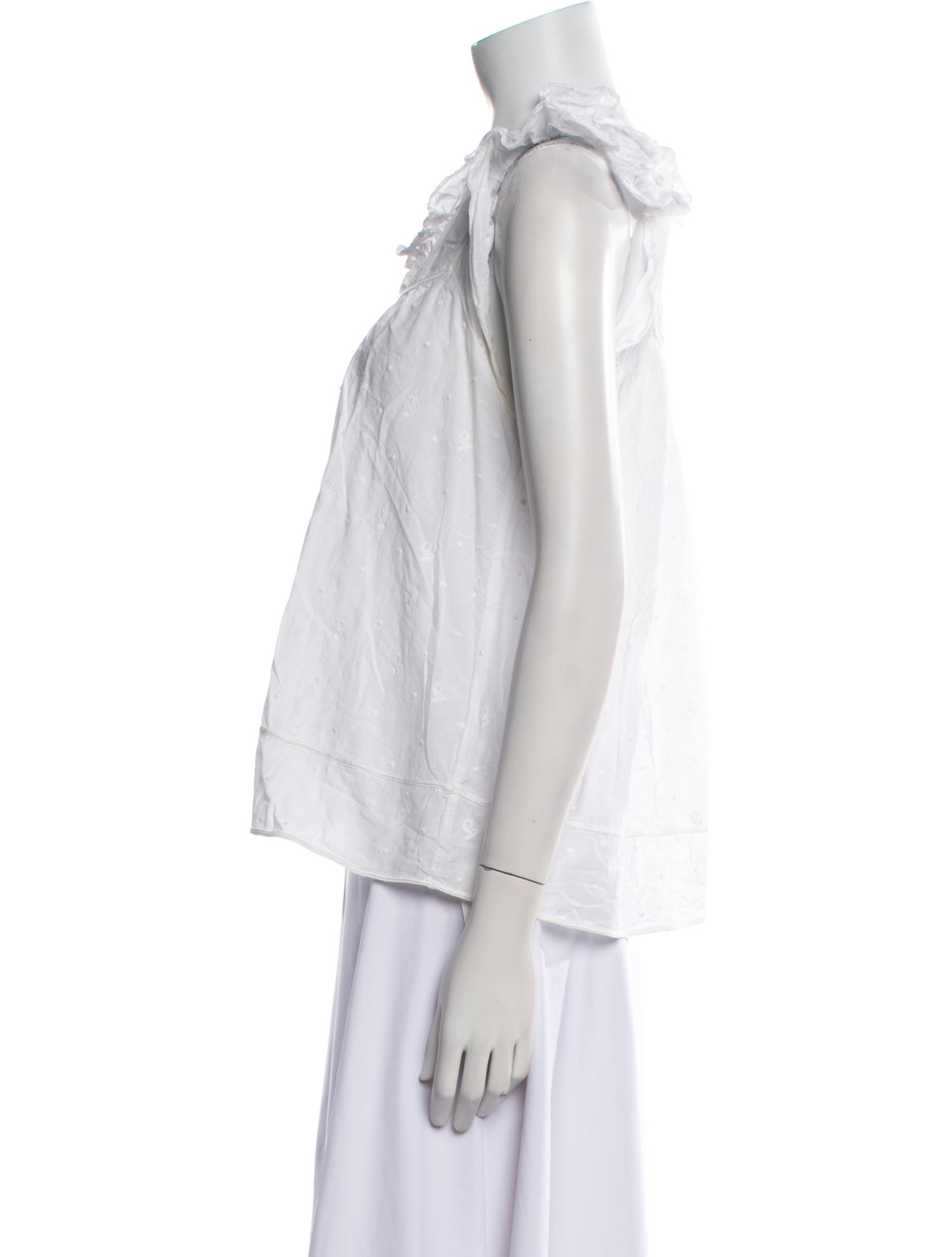 Ulla Johnson V-Neck Sleeveless Top