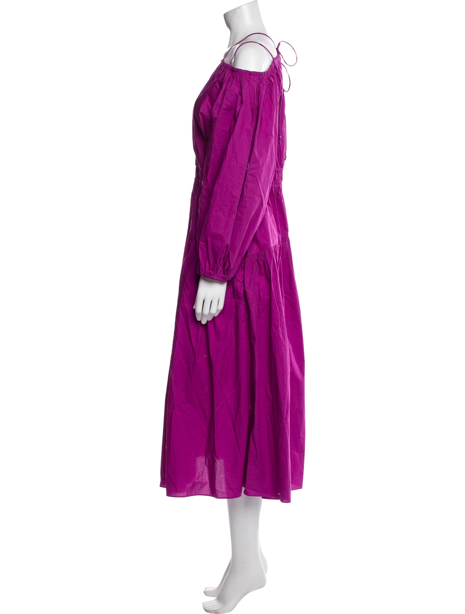 Ulla Johnson V-Neck Midi Length Dress