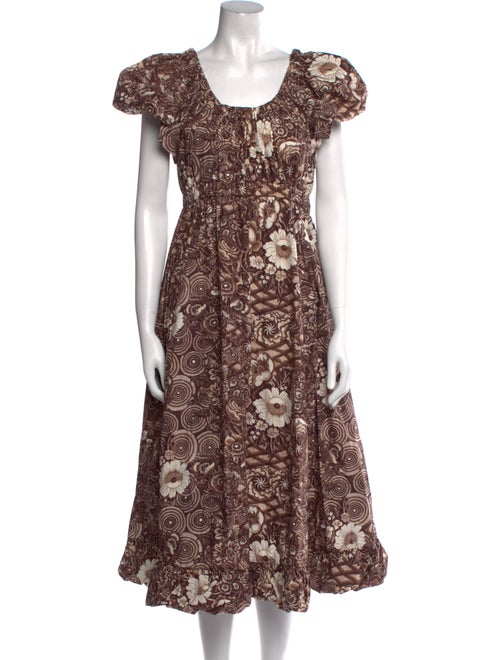 Ulla Johnson Floral Print Long Dress