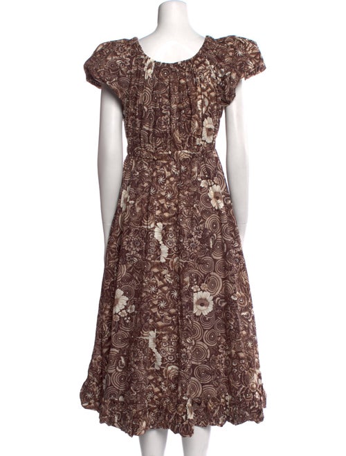 Ulla Johnson Floral Print Long Dress