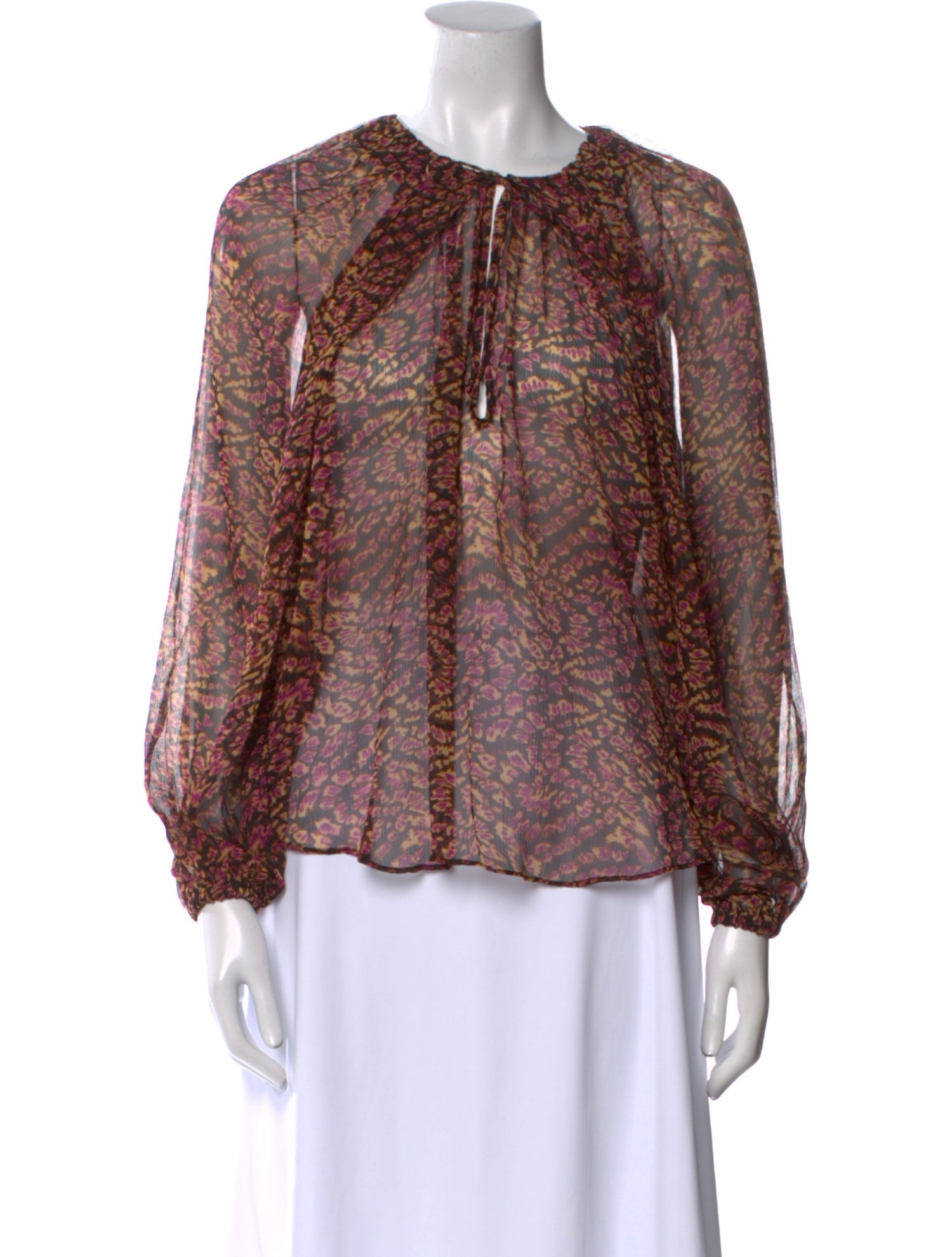 Ulla Johnson Silk Printed Blouse