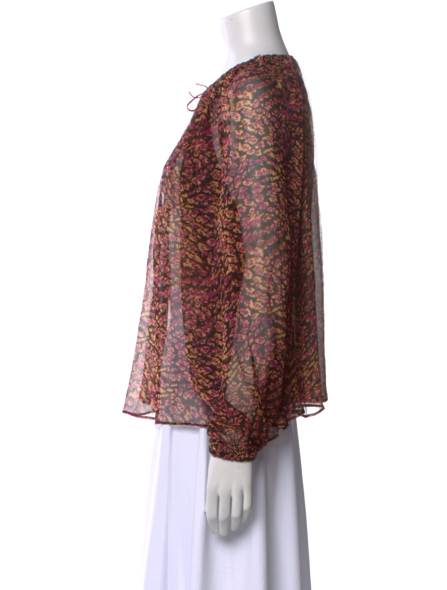 Ulla Johnson Silk Printed Blouse