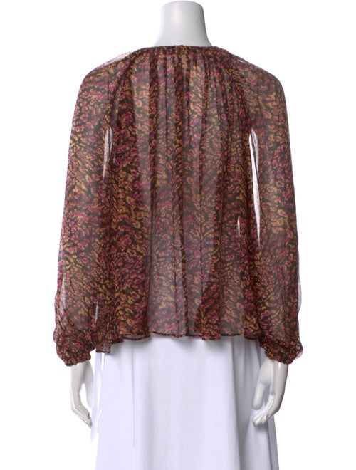 Ulla Johnson Silk Printed Blouse