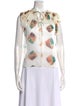 Ulla Johnson Silk Floral Print Blouse
