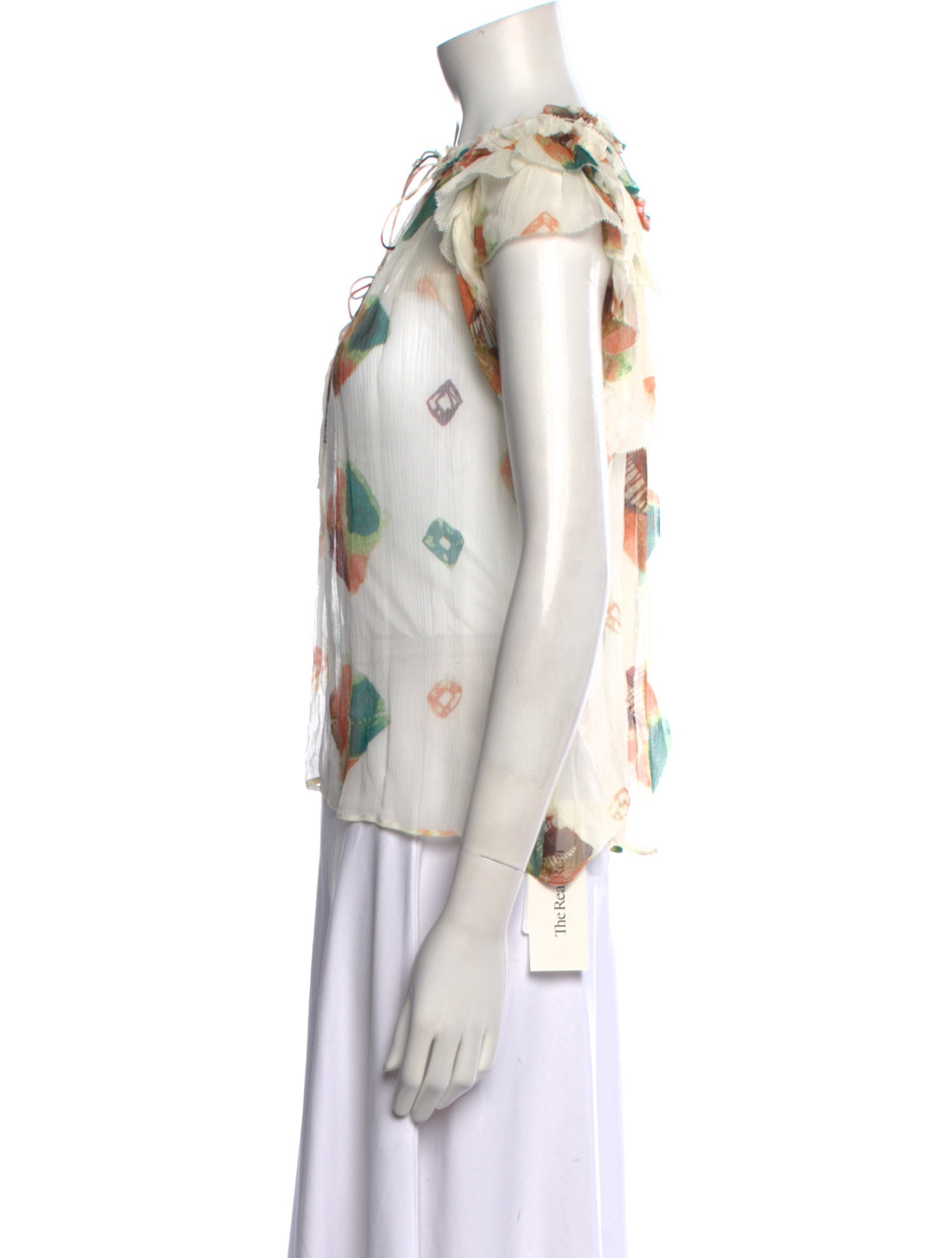 Ulla Johnson Silk Floral Print Blouse