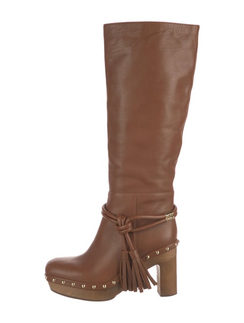 Ulla Johnson Leather Tassel Accents Rain Boots