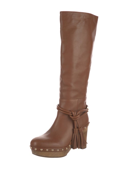 Ulla Johnson Leather Tassel Accents Rain Boots