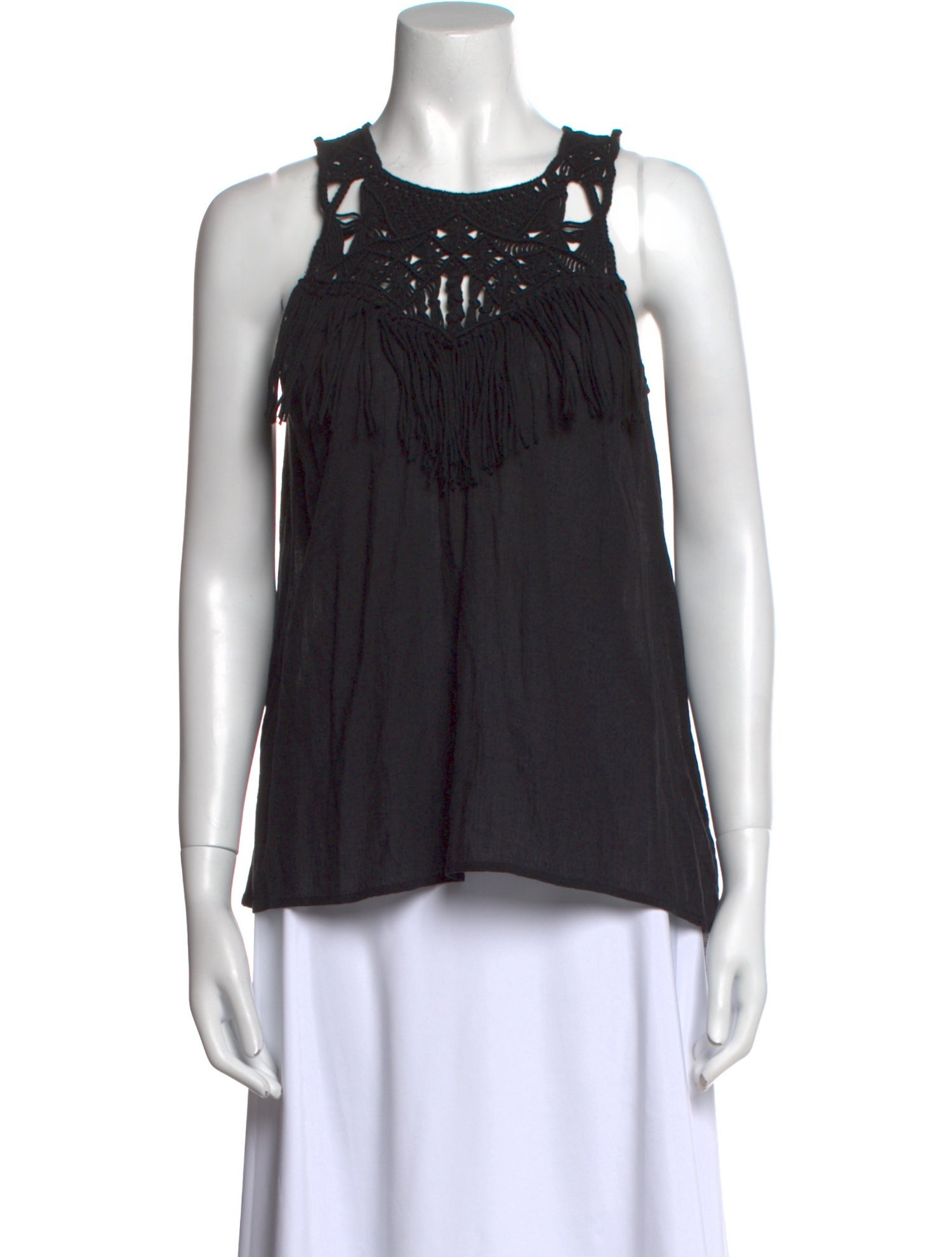 Ulla Johnson Crew Neck Sleeveless Blouse