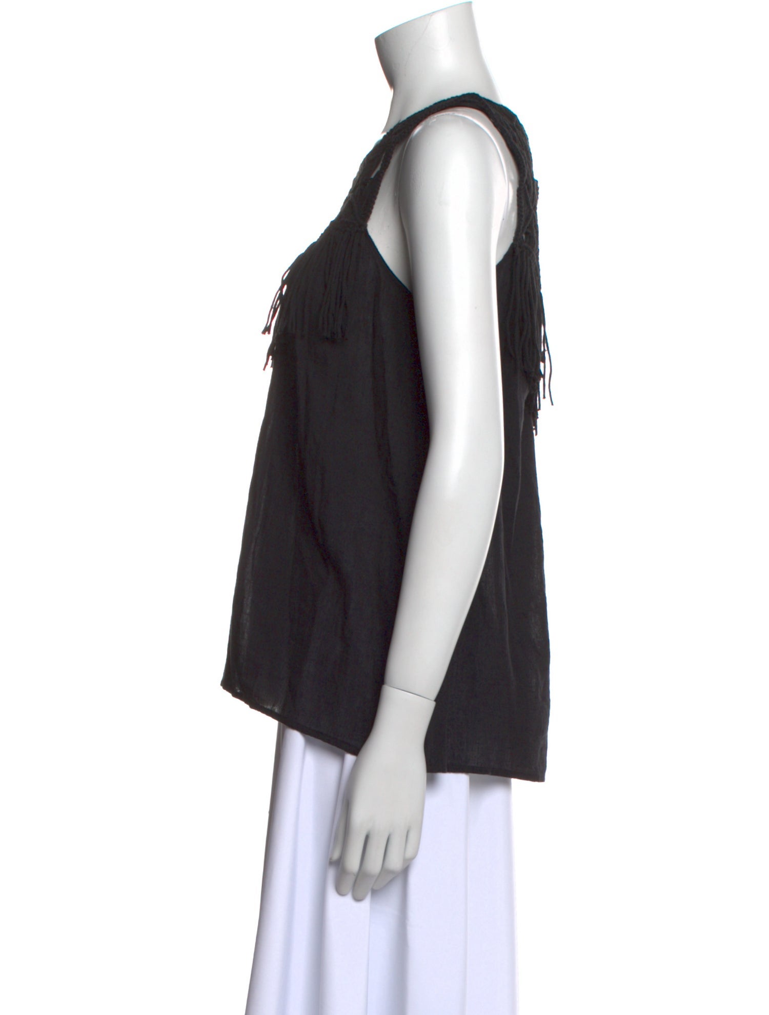 Ulla Johnson Crew Neck Sleeveless Blouse