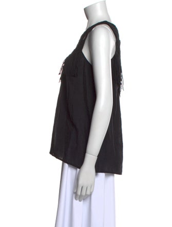 Ulla Johnson Crew Neck Sleeveless Blouse