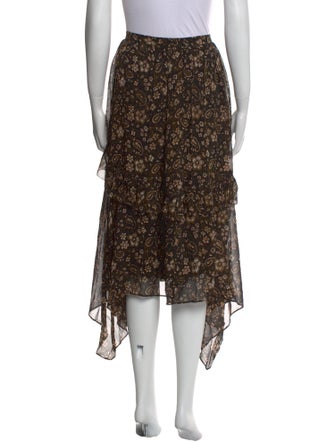 Ulla Johnson Silk Midi Length Skirt