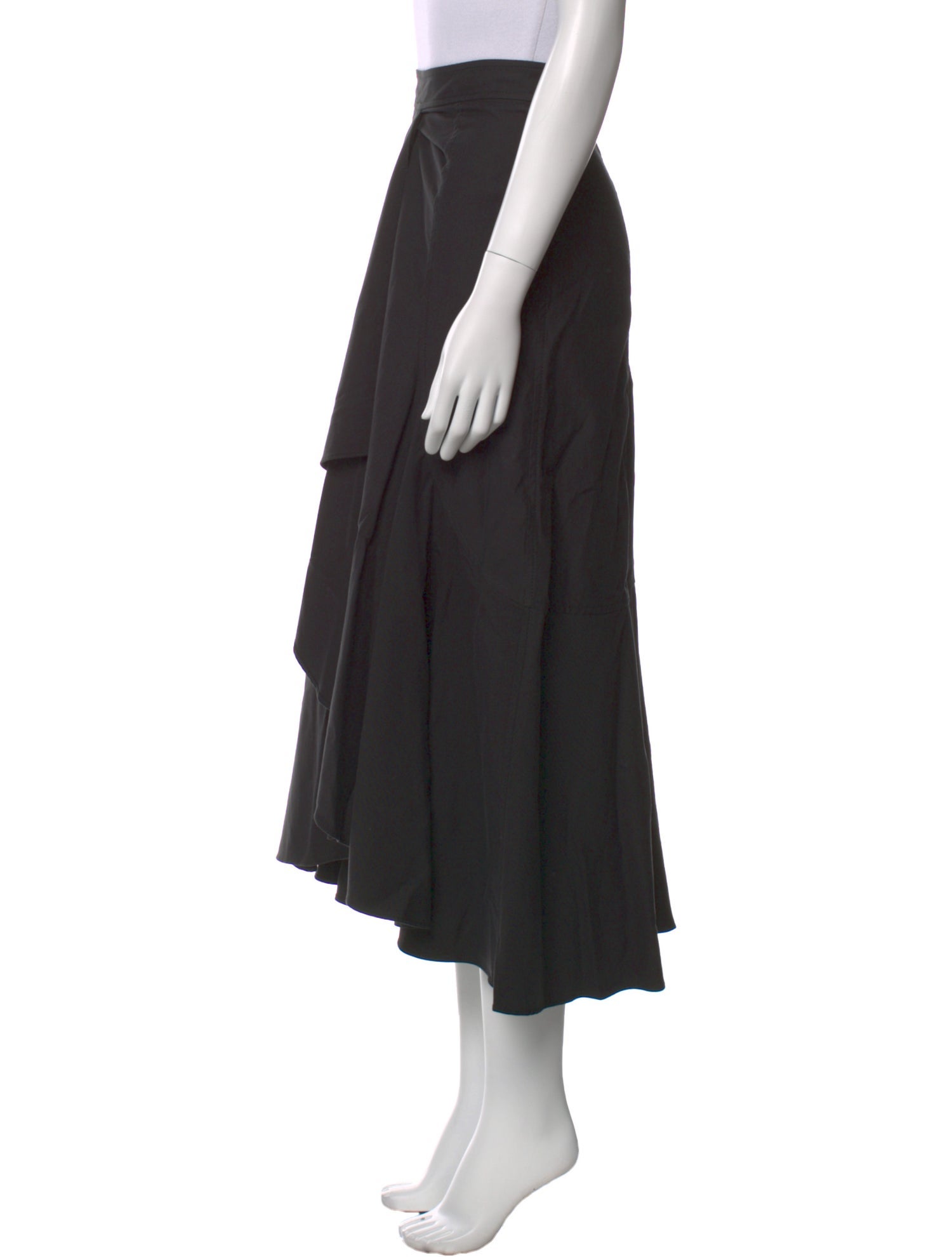 Ulla Johnson Ruffle Embellishment Midi Length Skirt