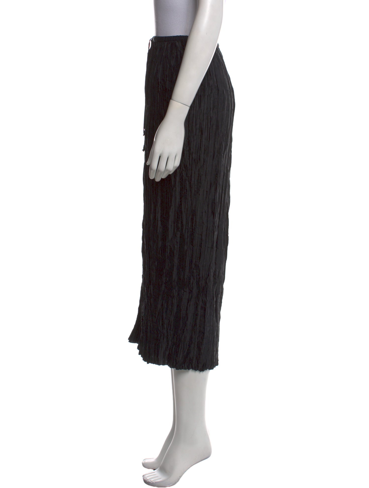 Ulla Johnson Raw-Edge Trim Midi Length Skirt