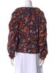 Ulla Johnson Printed Crew Neck Blouse