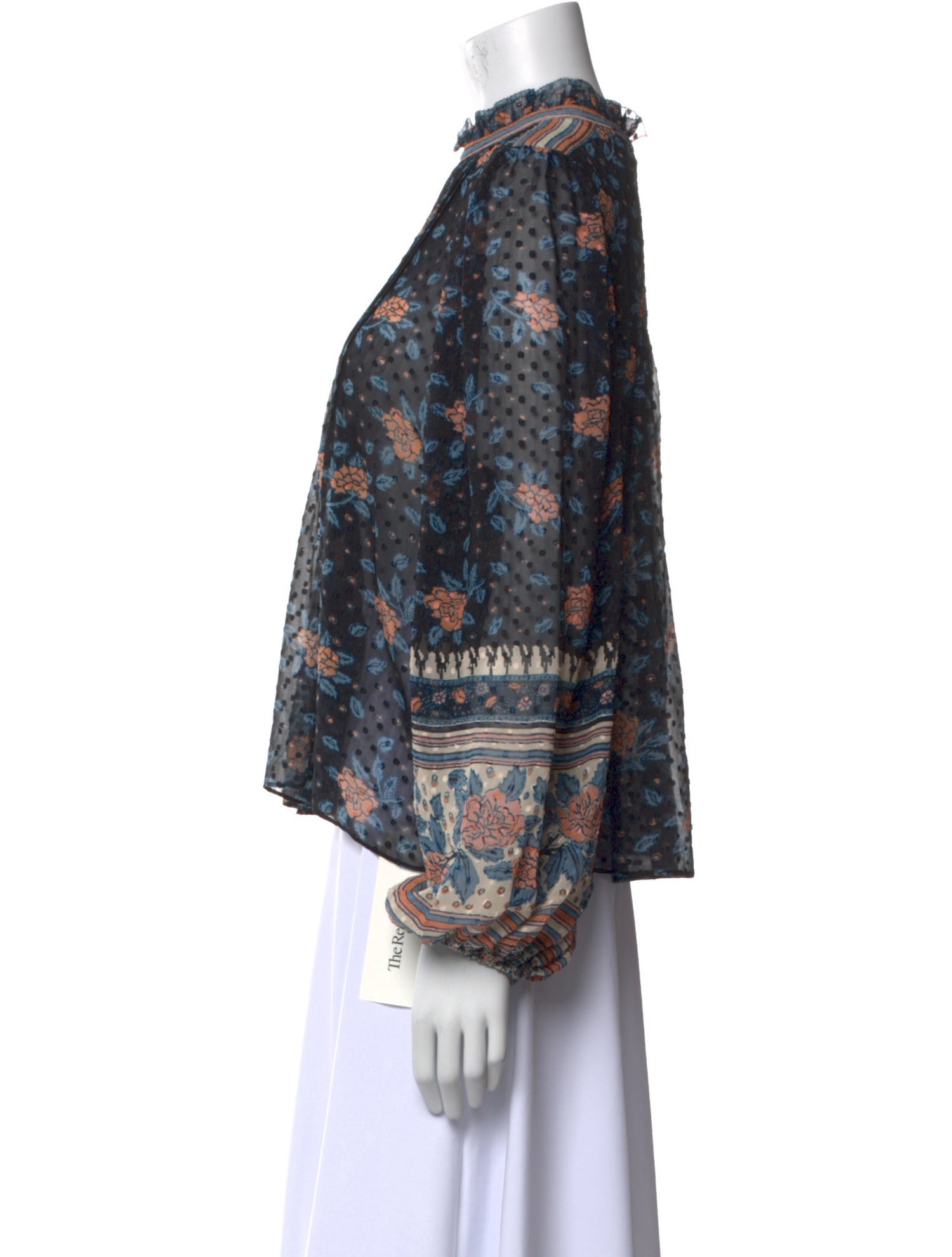 Ulla Johnson Silk Floral Print Blouse