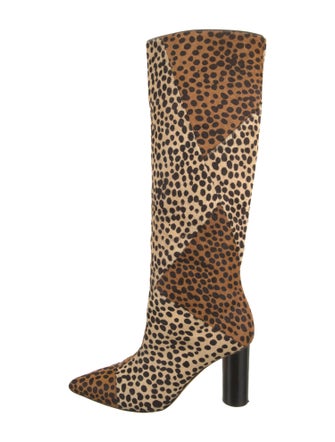 Ulla Johnson Ponyhair Animal Print Boots