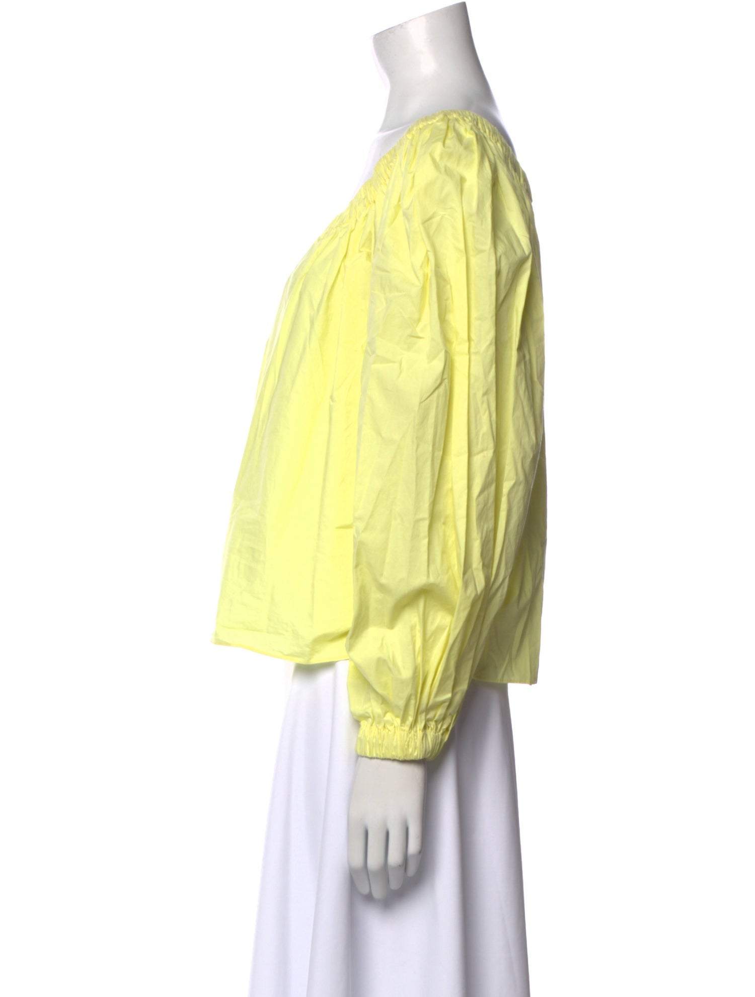 Ulla Johnson Scoop Neck Long Sleeve Blouse