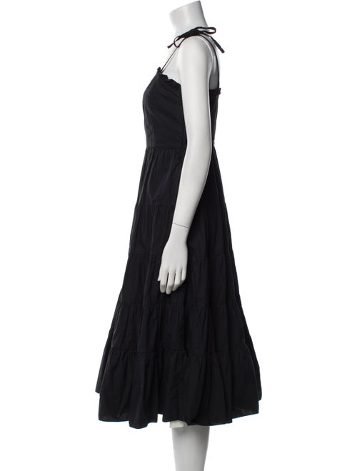 Ulla Johnson Square Neckline Midi Length Dress