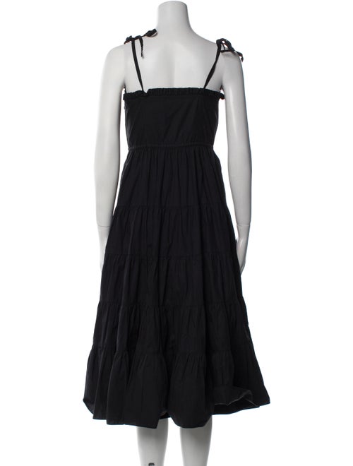 Ulla Johnson Square Neckline Midi Length Dress