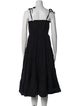 Ulla Johnson Square Neckline Midi Length Dress