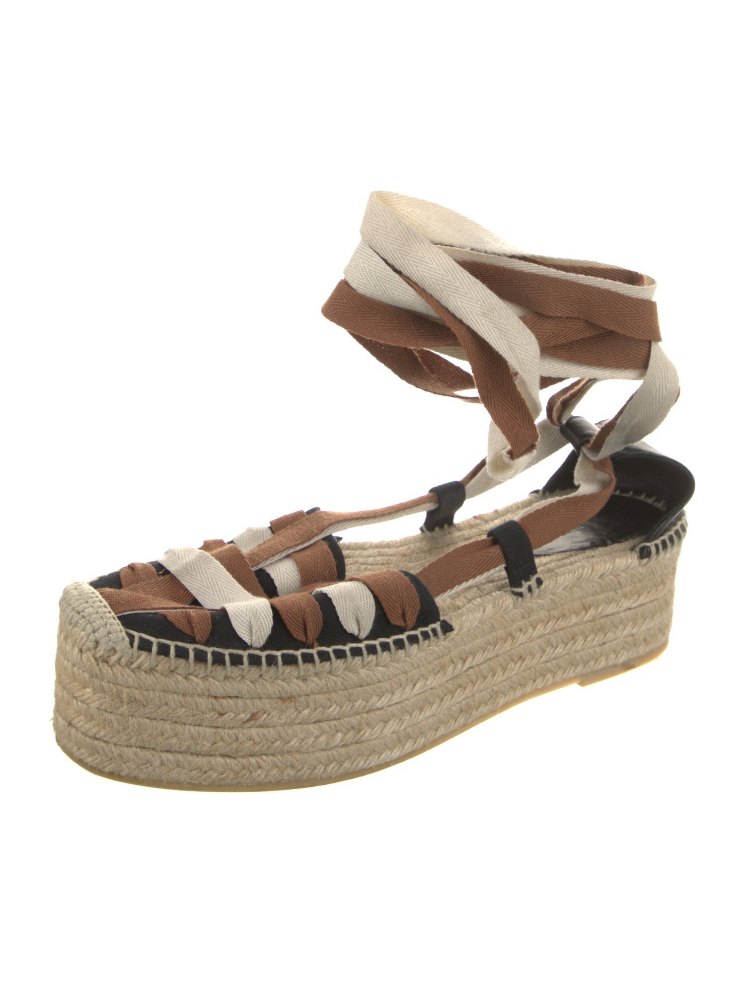 Ulla Johnson Canvas Animal Print Espadrilles