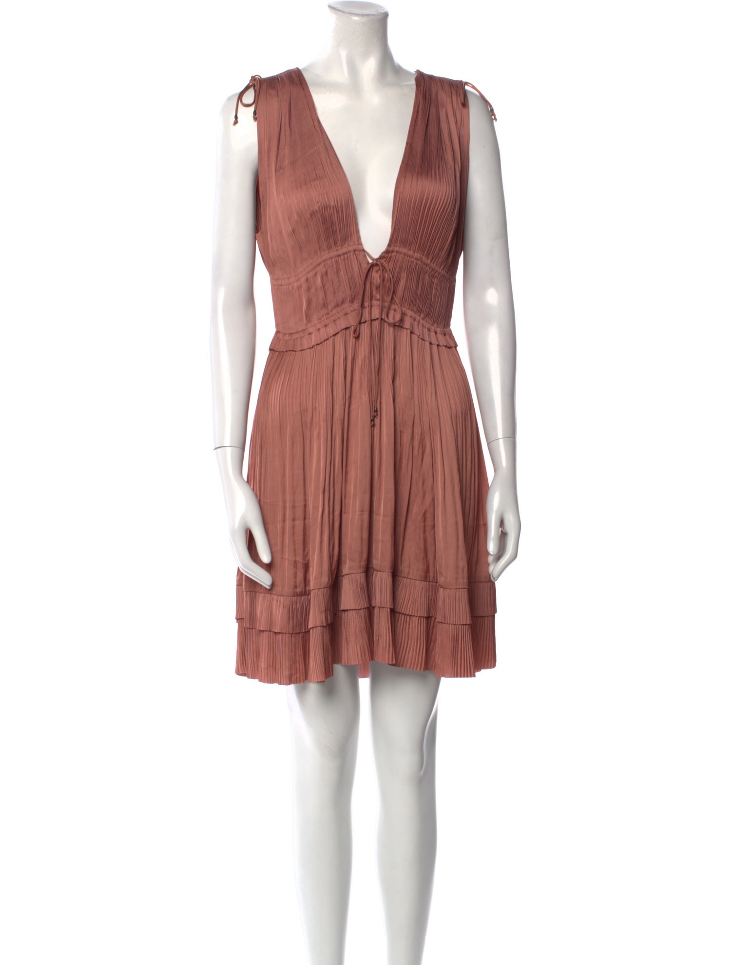 Ulla Johnson V-Neck Mini Dress