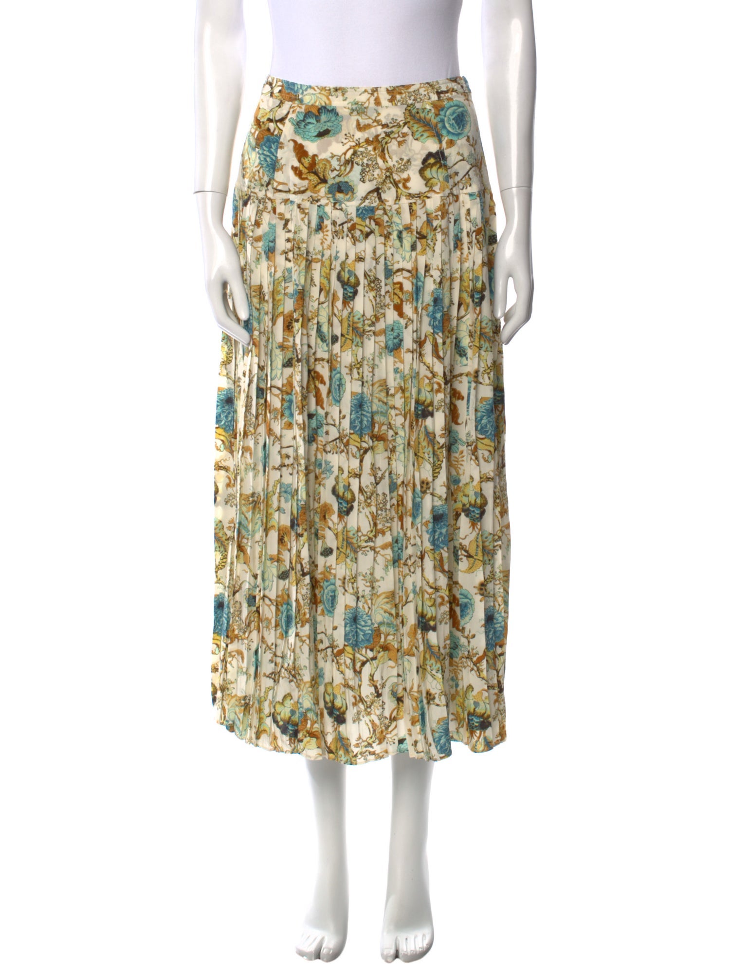 Ulla Johnson Silk Midi Length Skirt