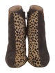 Ulla Johnson Suede Animal Print Boots