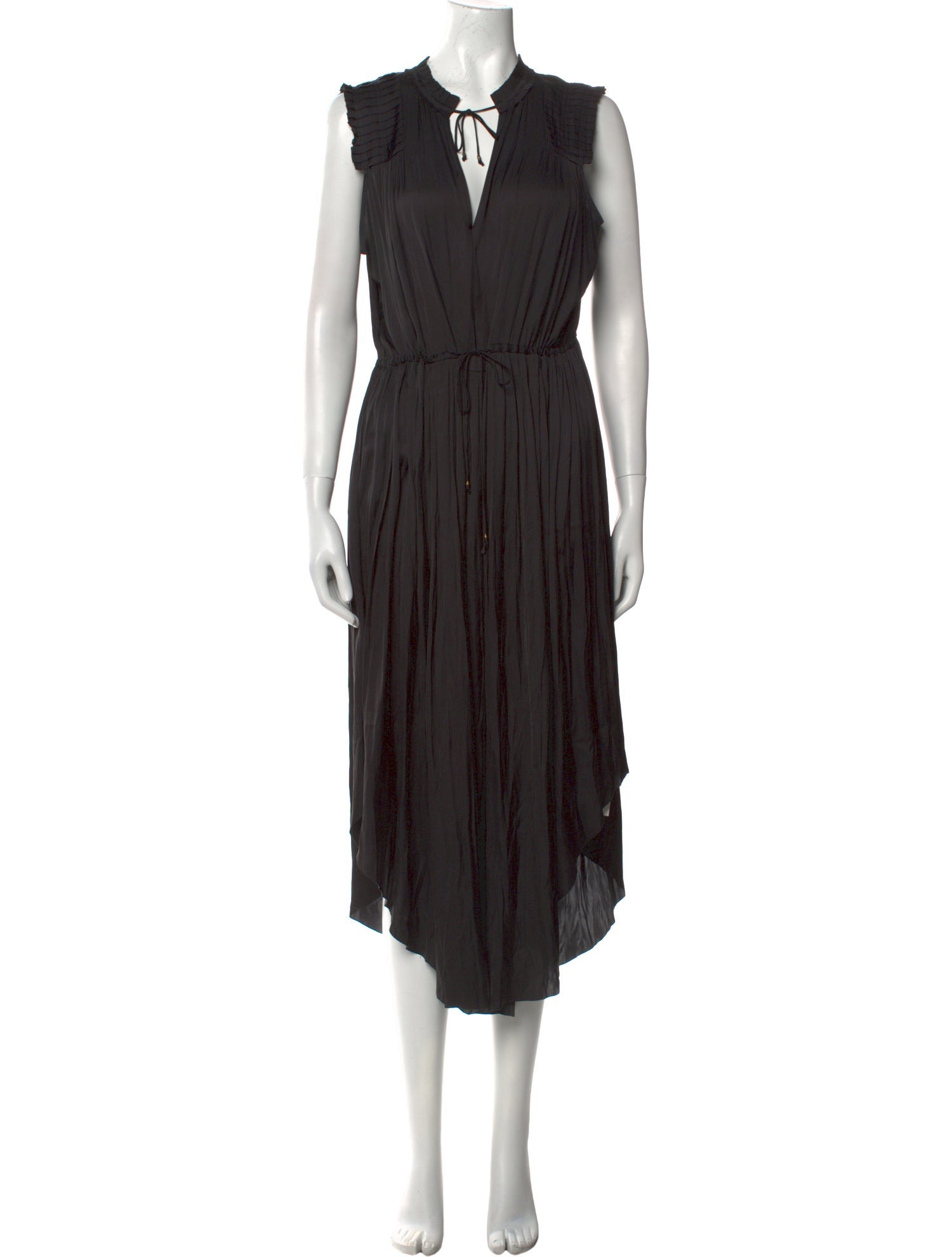 Ulla Johnson Tie Neck Long Dress