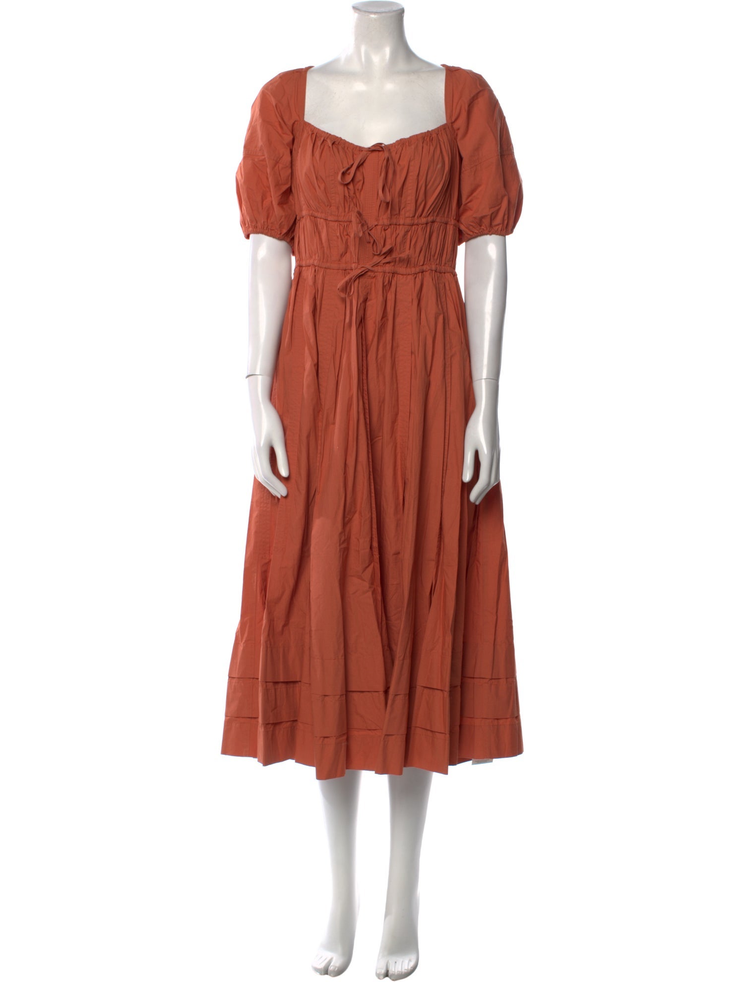 Ulla Johnson Square Neckline Long Dress