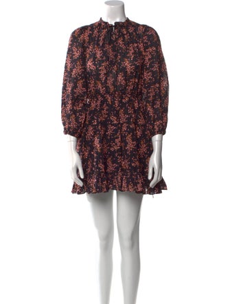 Ulla Johnson Floral Print Mini Dress