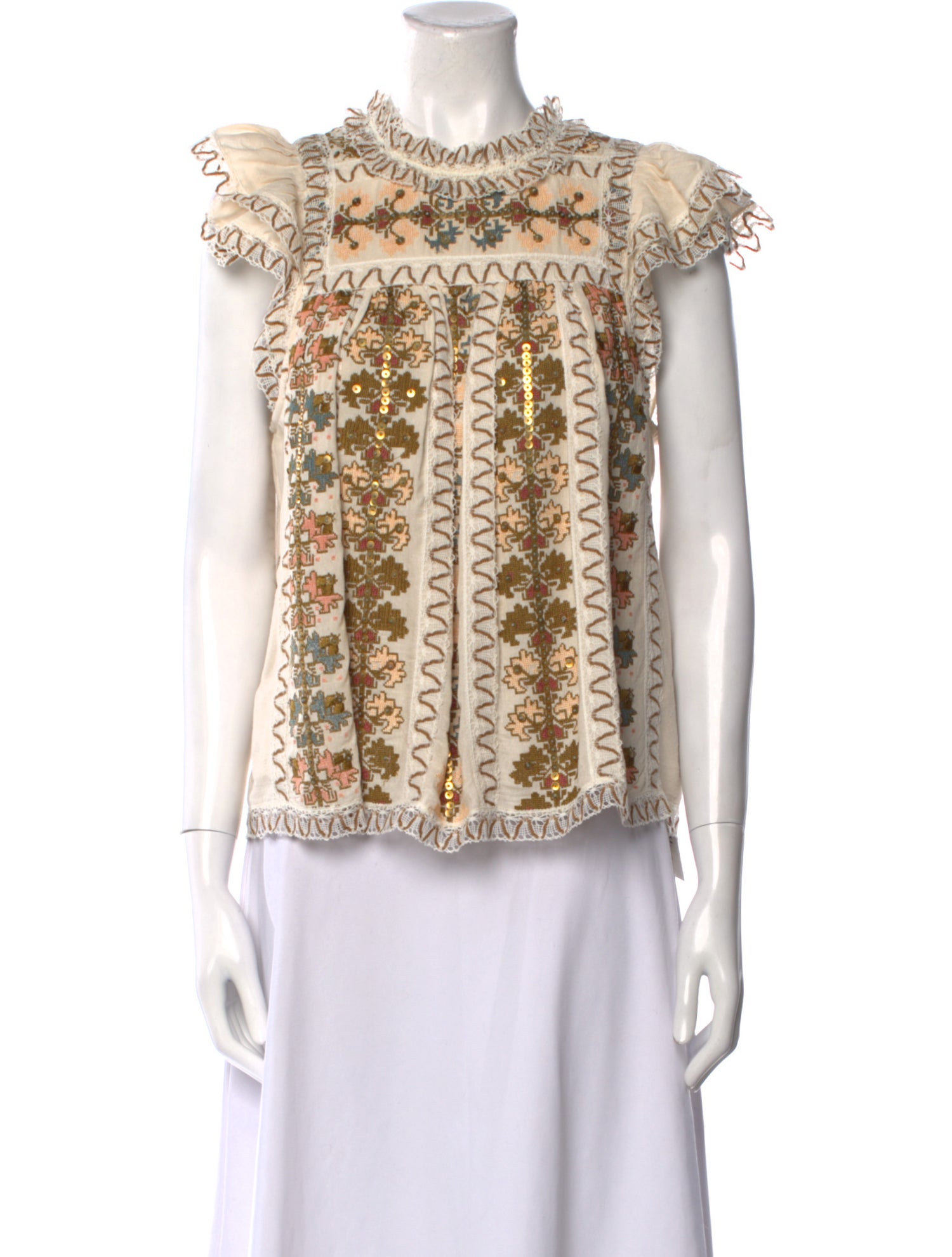 Ulla Johnson Silk Printed Blouse