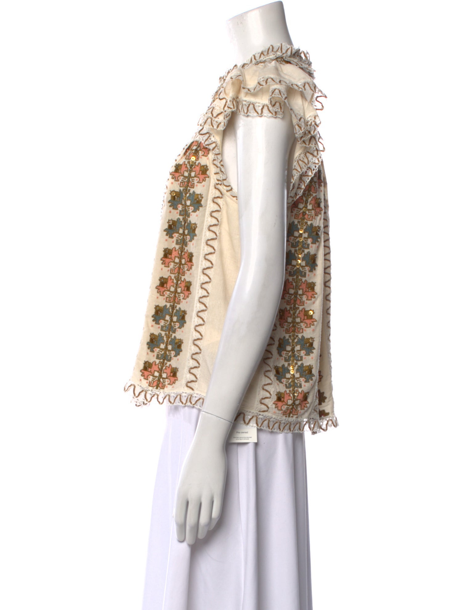 Ulla Johnson Silk Printed Blouse