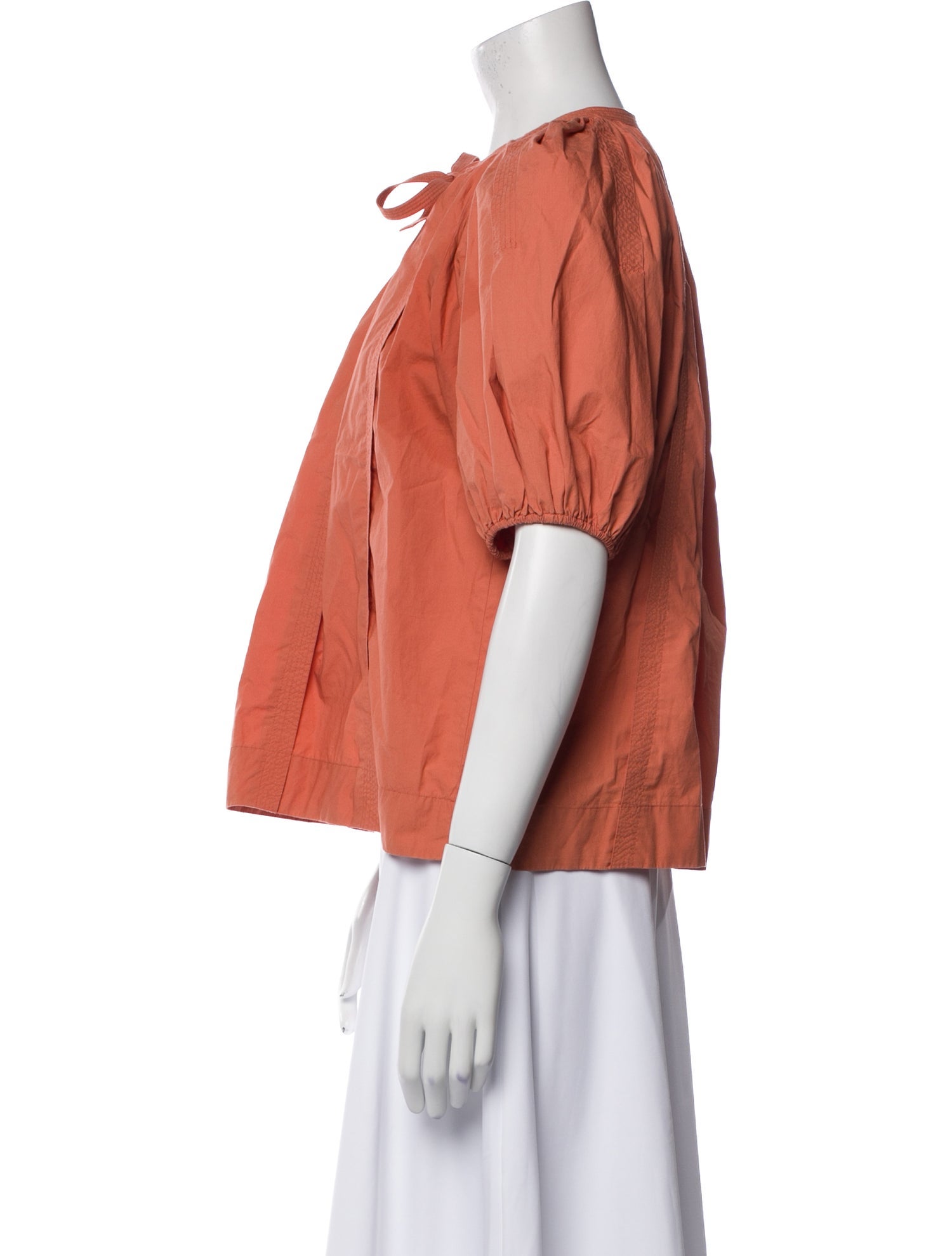 Ulla Johnson Crew Neck Short Sleeve Blouse