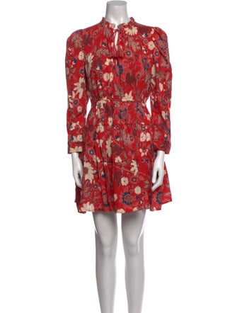 Ulla Johnson Floral Print Mini Dress