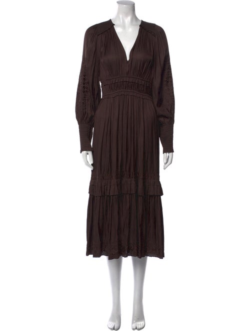 Ulla Johnson V-Neck Long Dress