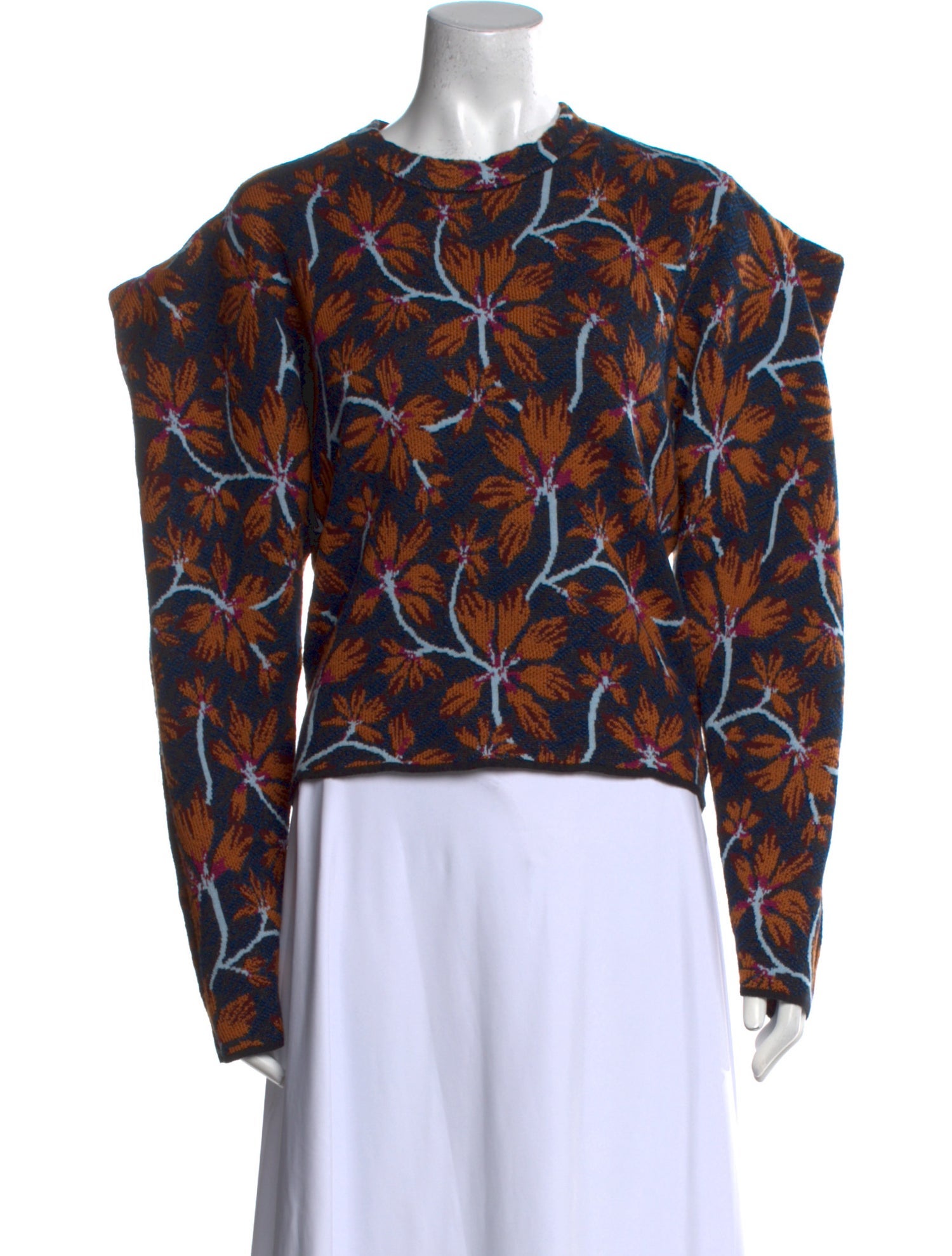 Ulla Johnson Printed Crew Neck Sweater