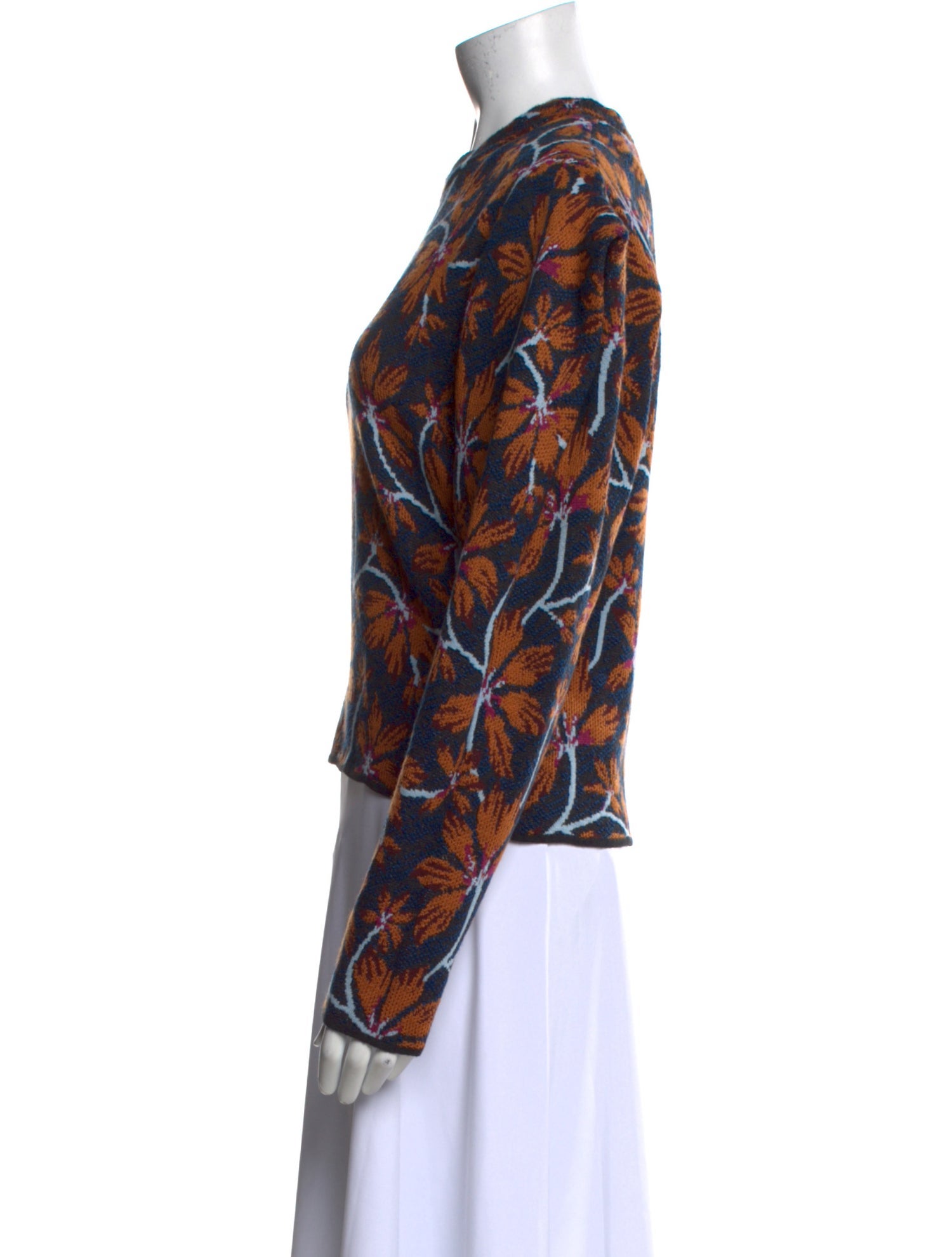 Ulla Johnson Printed Crew Neck Sweater