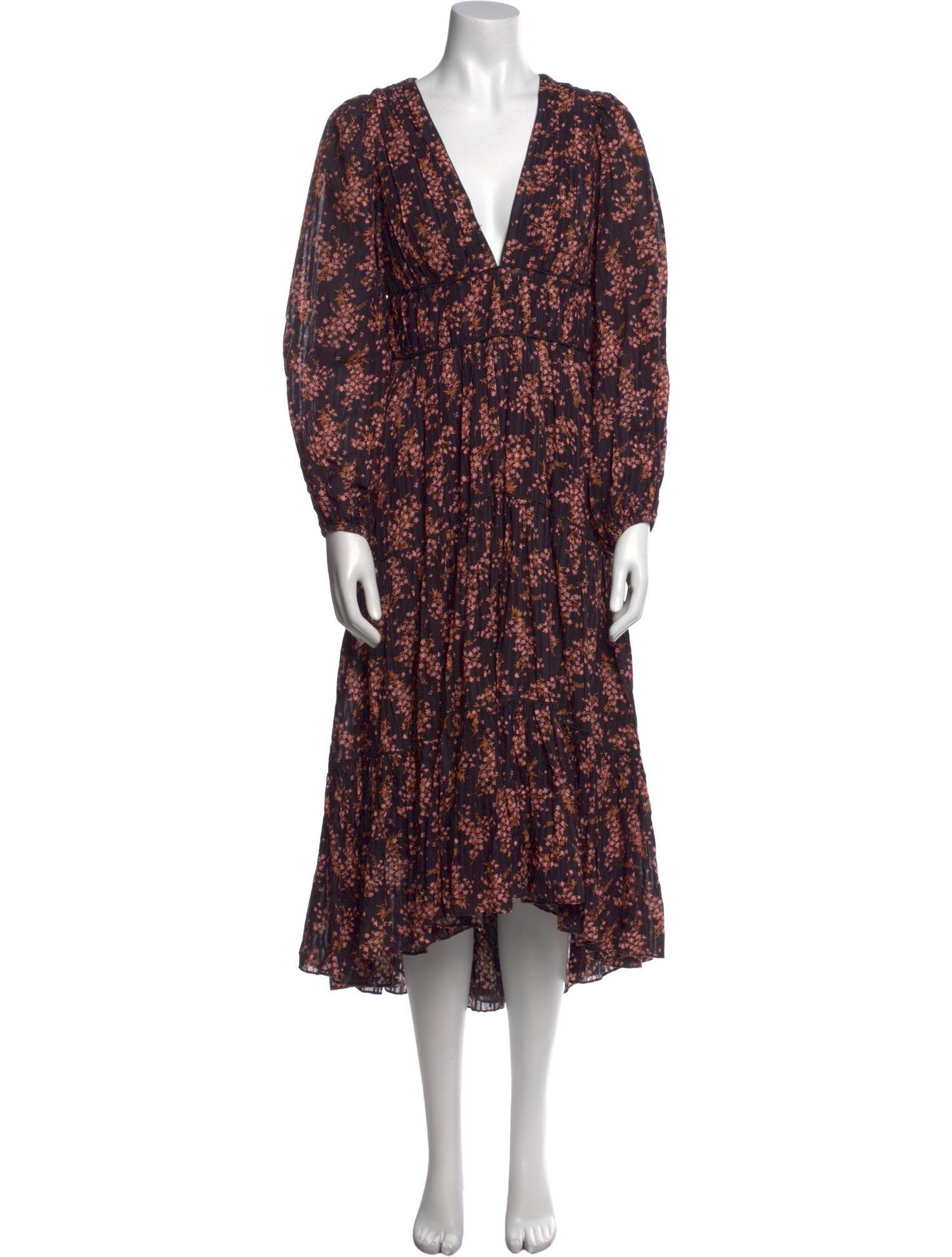 Ulla Johnson Floral Print Long Dress