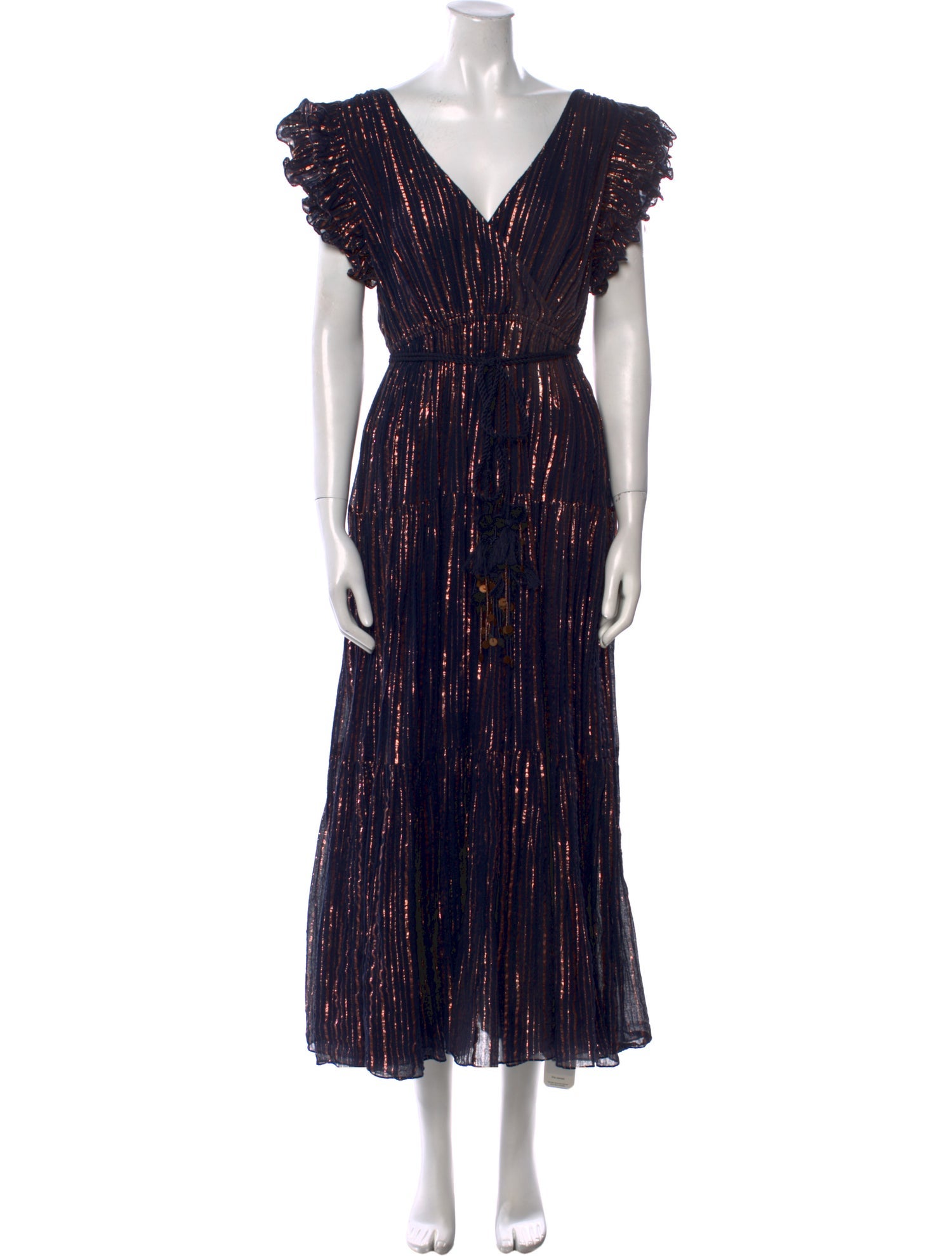 Ulla Johnson Striped Long Dress