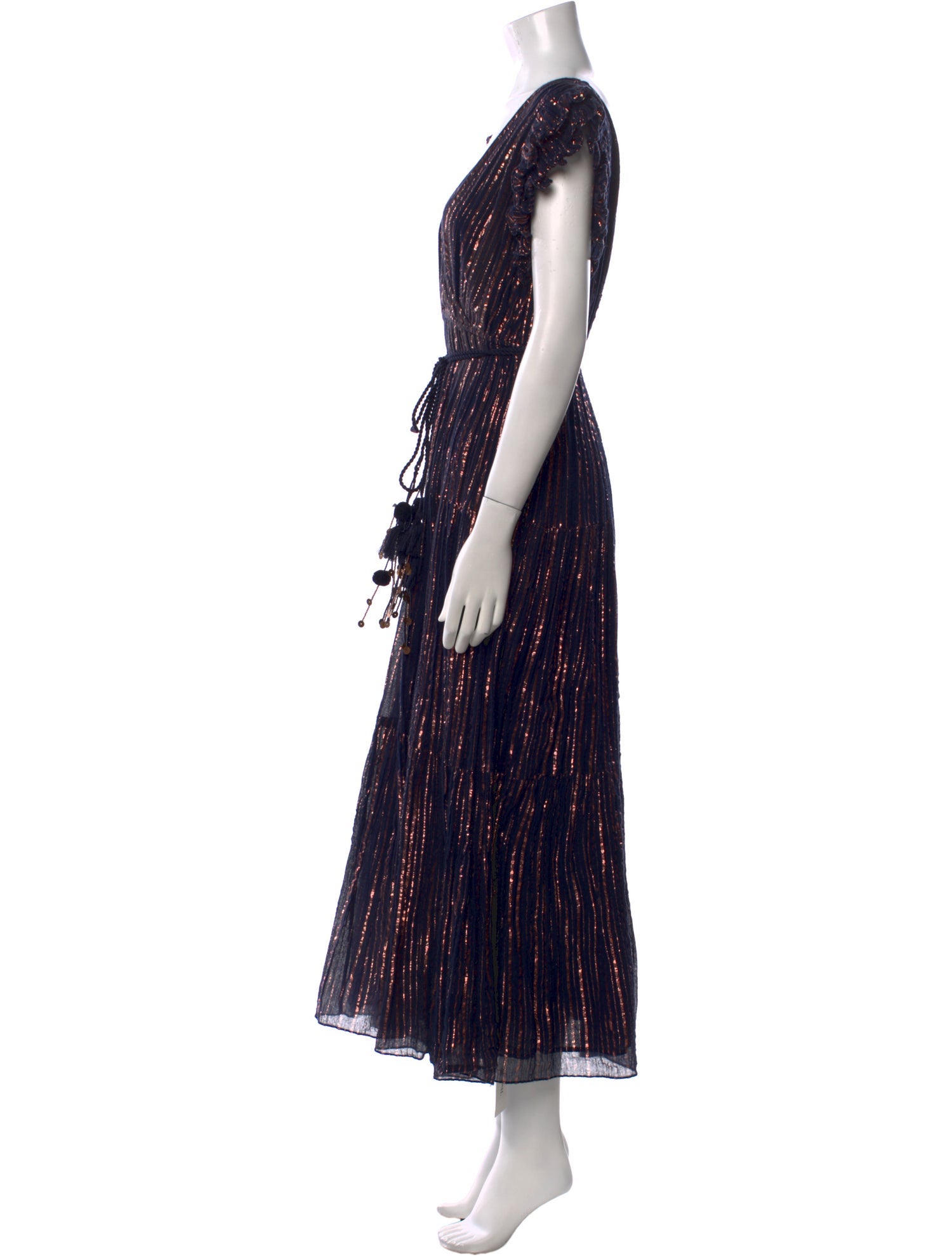 Ulla Johnson Striped Long Dress