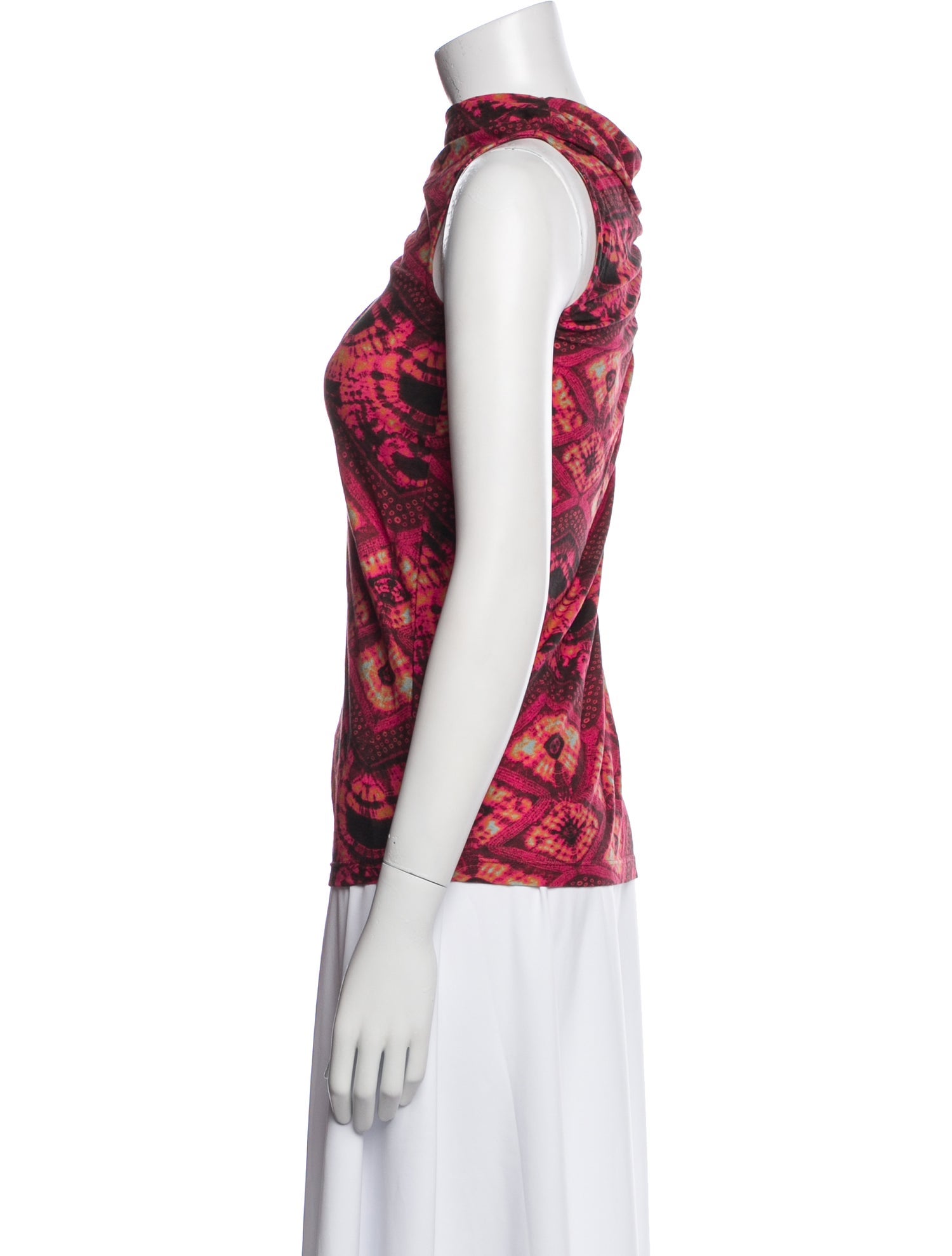 Ulla Johnson Paisley Print Cowl Neck Top