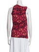 Ulla Johnson Paisley Print Cowl Neck Top