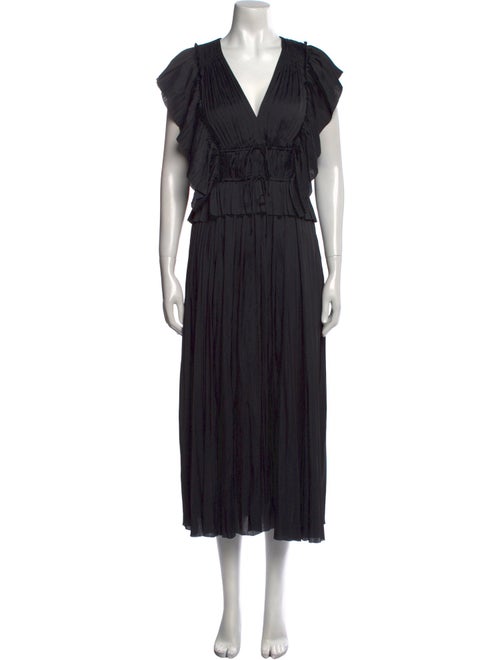Ulla Johnson V-Neck Long Dress
