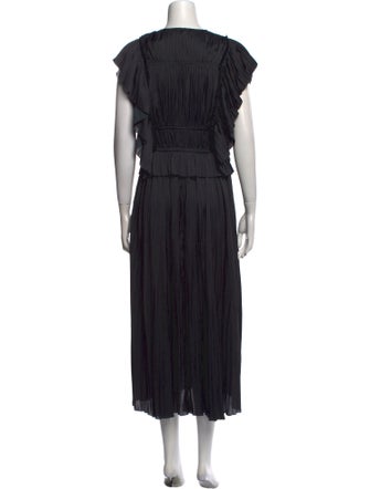 Ulla Johnson V-Neck Long Dress