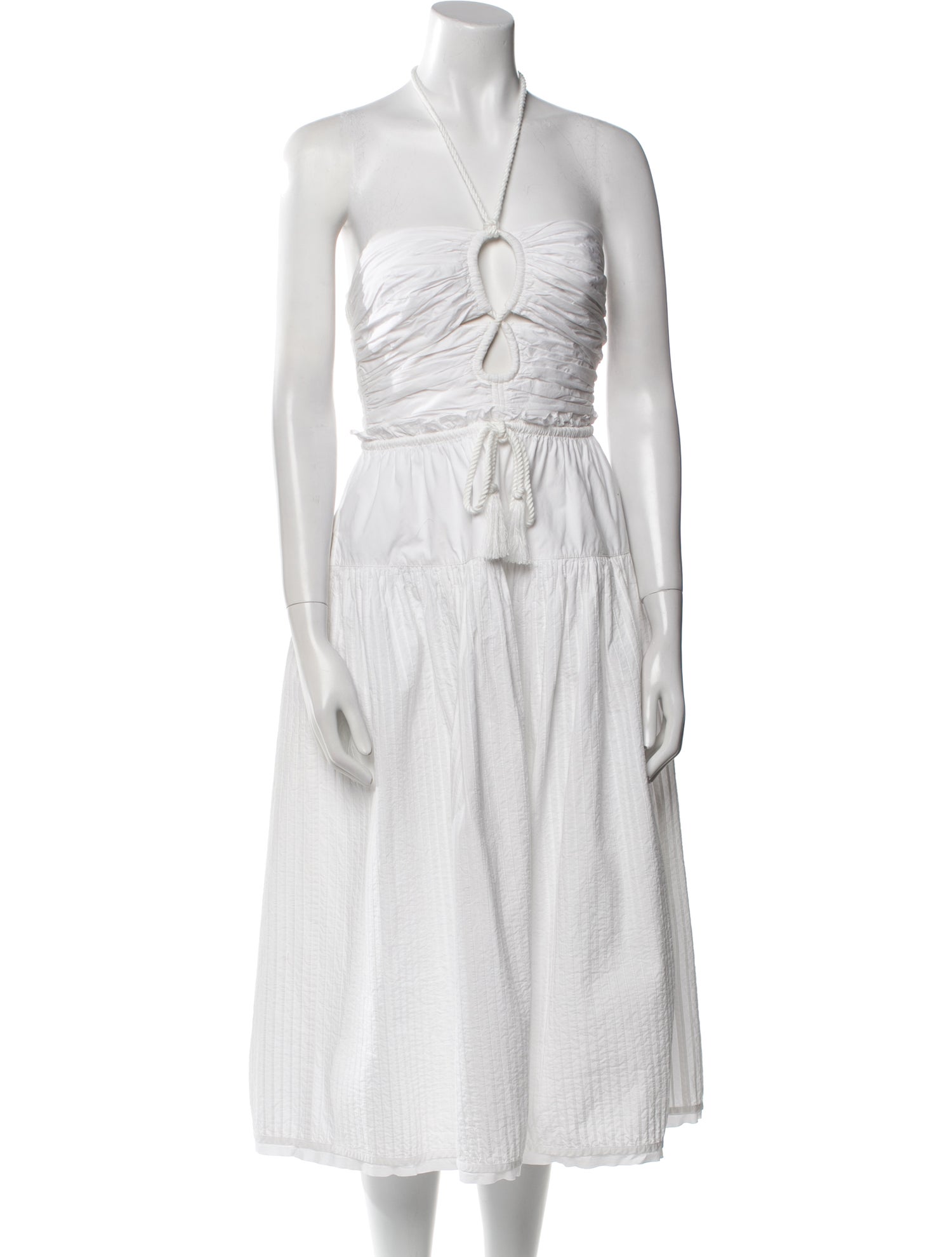 Ulla Johnson Halterneck Knee-Length Dress