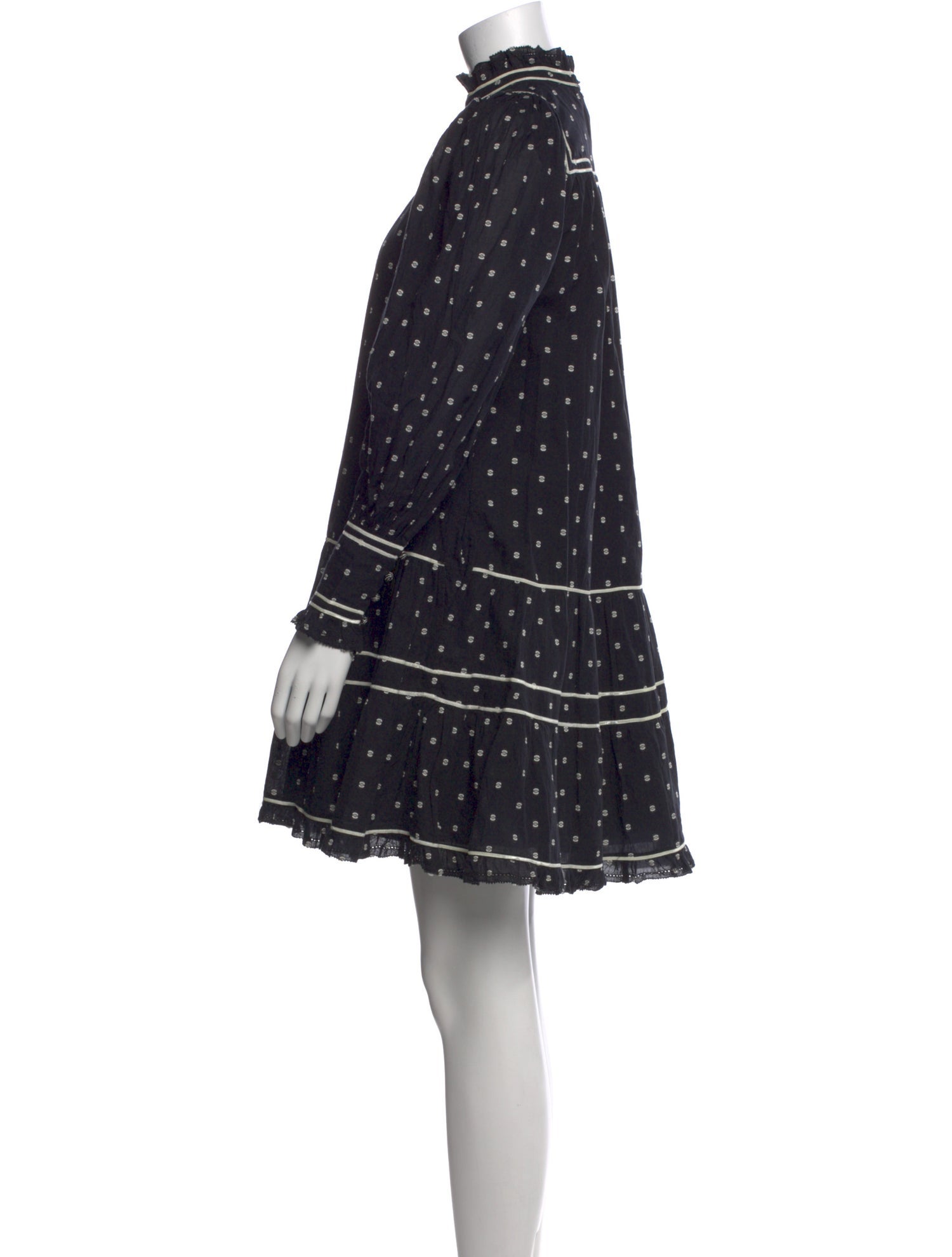 Ulla Johnson Polka Dot Print Mini Dress