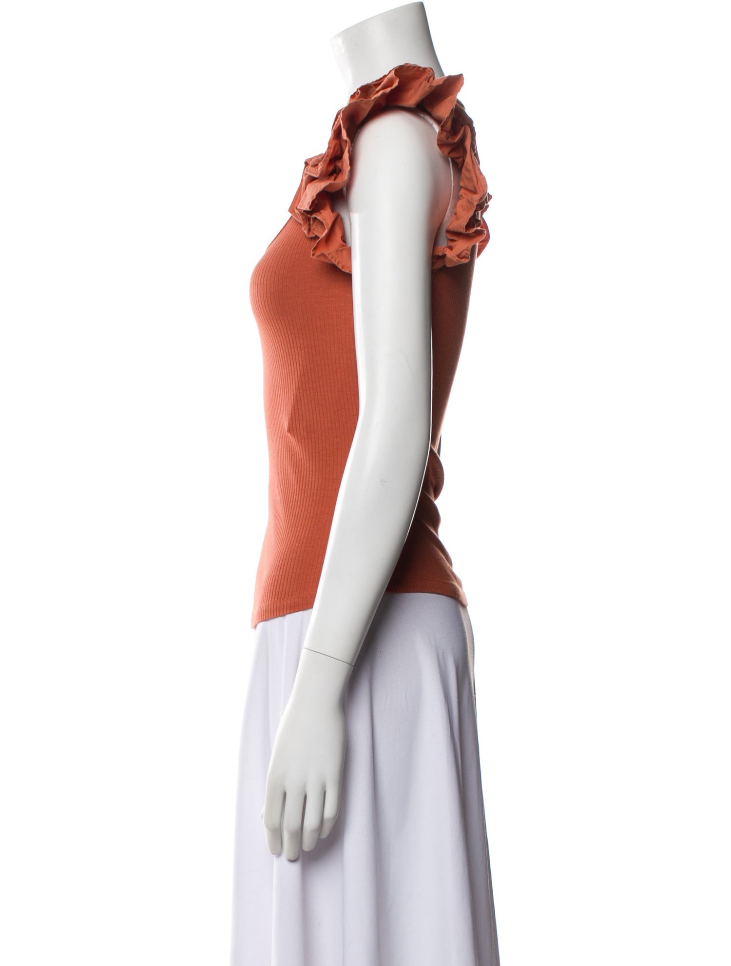 Ulla Johnson Scoop Neck Short Sleeve Top