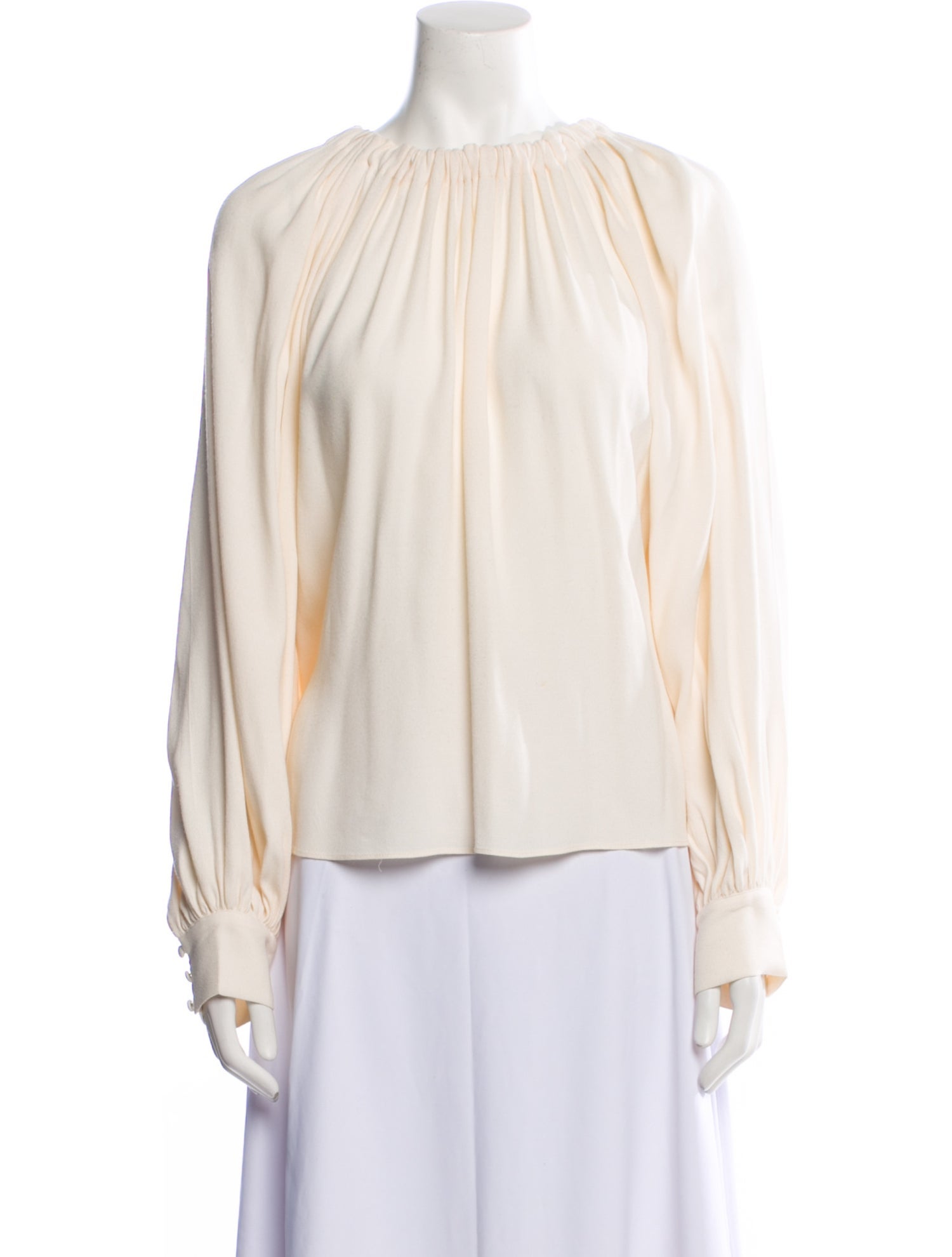 Ulla Johnson Bateau Neckline Long Sleeve Blouse