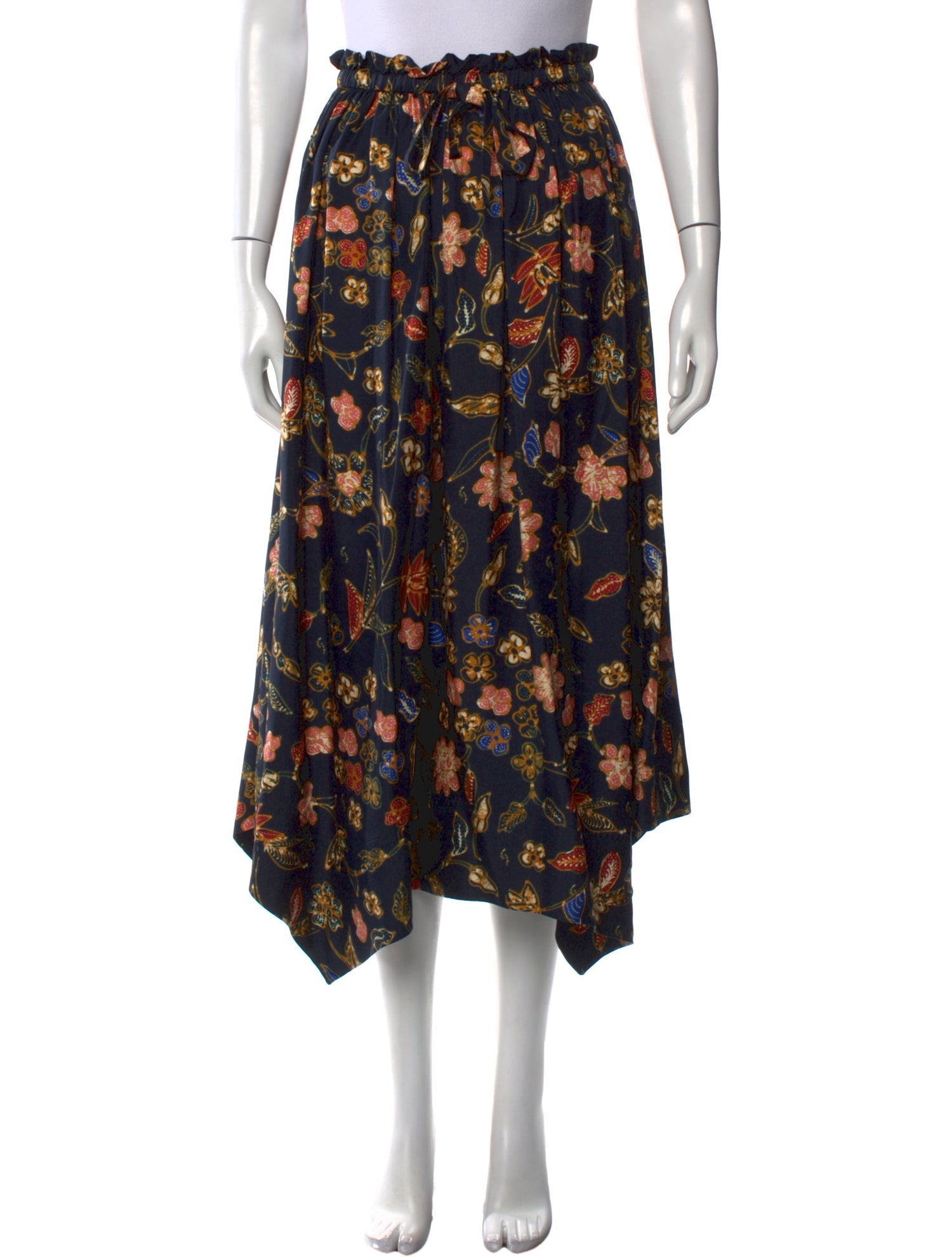 Ulla Johnson Silk Midi Length Skirt